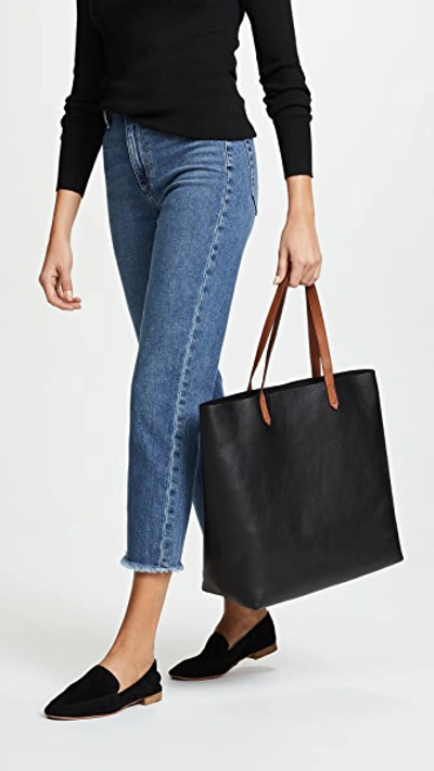 Shop Madewell The Transport Tote In True Black