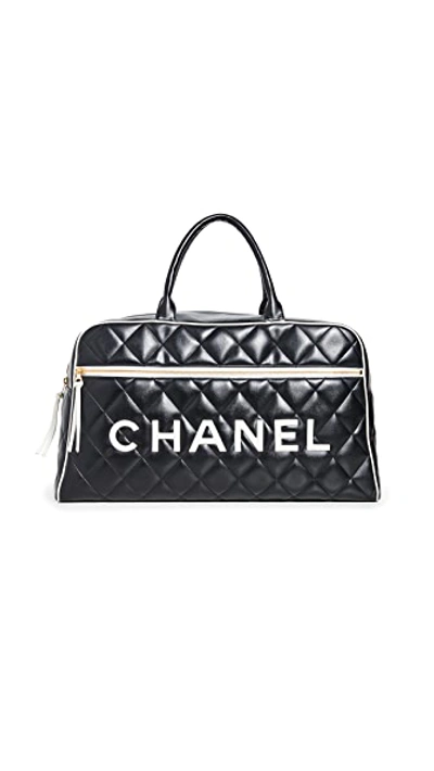 Pre-owned Chanel Bowler In Black