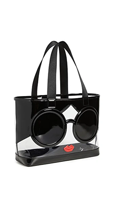 Alice And Olivia Becca Stacey Face Pvc Tote In Clear ModeSens