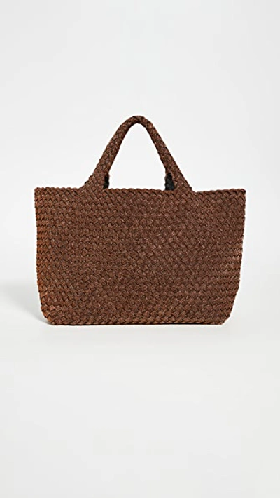 Shop Naghedi St. Barths Small Tote In Spiced Amber