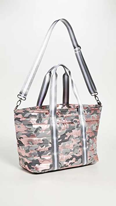 Shop Think Royln Wingman Bag In Shiny Camo Pink