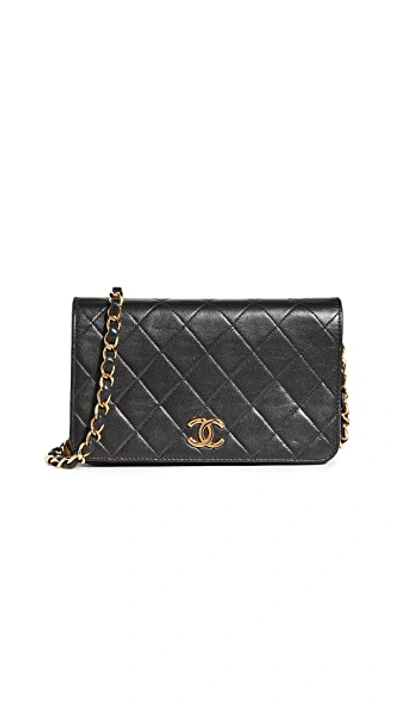 Pre-owned Chanel Quilted Shoulder Bag In Black