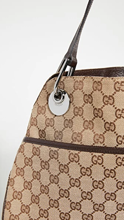 Pre-owned Gucci Brown Canvas Eclipse Tote