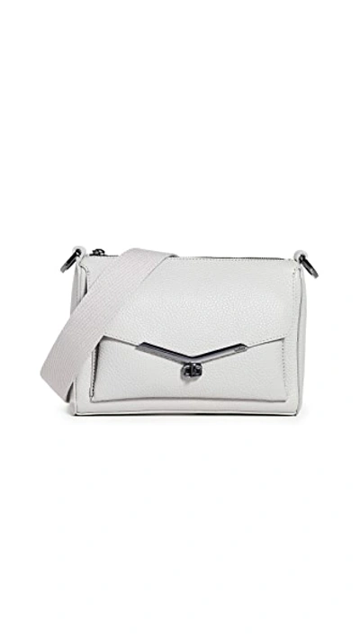 Shop Botkier Valentina Crossbody Bag In Silver Grey