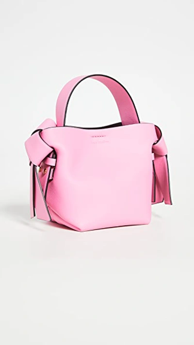 Shop Acne Studios Musubi Micro Bag In Pink/black