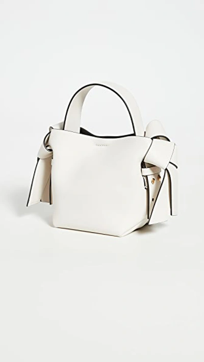 Acne Studios Musubi Micro Bag White/black In White/black