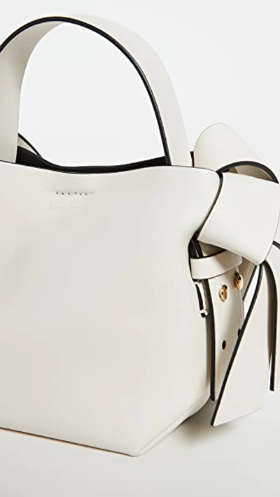 Acne Studios Musubi Micro Bag White/black In White/black