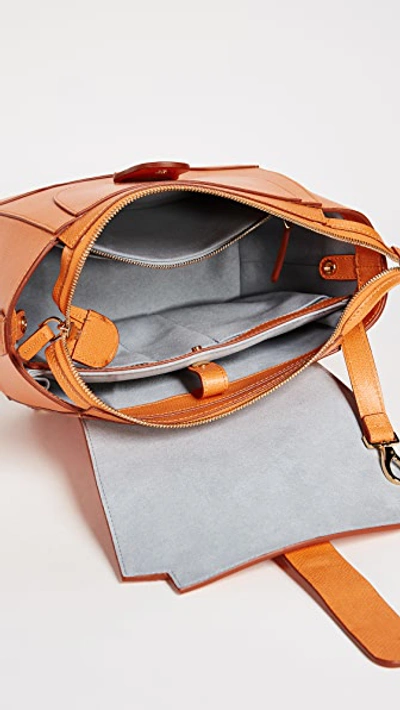 Shop Senreve The Mini Maestra Bag In Orange