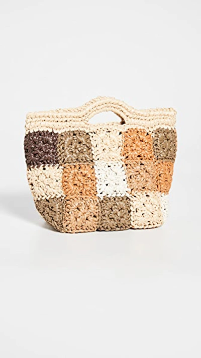 Shop Caterina Bertini Woven Tote Bag In Multi