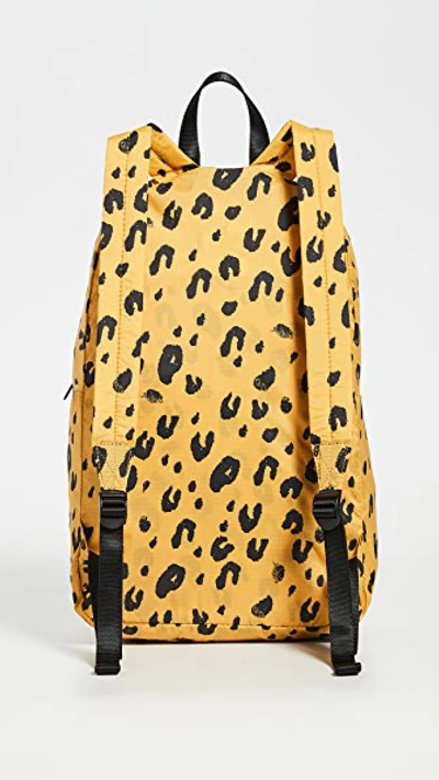 Shop Baggu Packable Backpack In Leopard