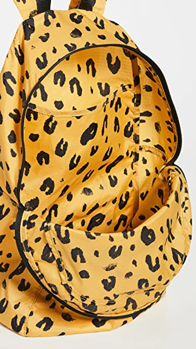 Shop Baggu Packable Backpack In Leopard