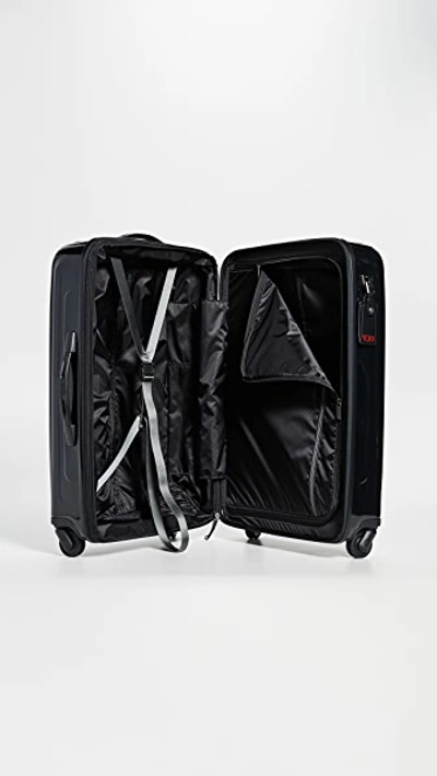 Shop Tumi V4 Short Trip Expandable 4 Wheel Packing Case In Black