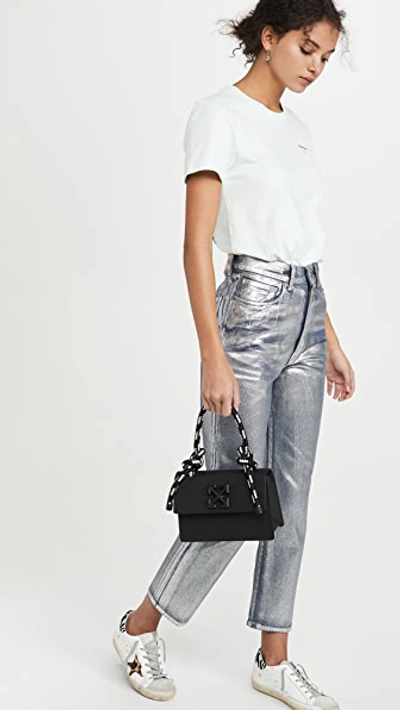 Off white Gummy Jitney 1.4 Shoulder Bag In Black ModeSens