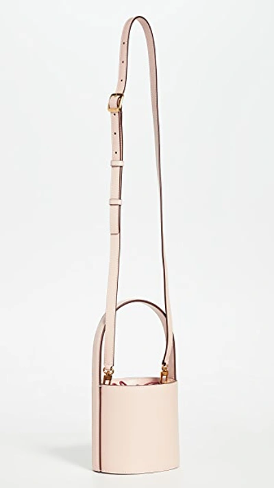 Shop Staud Mini Bissett Bag In Blush