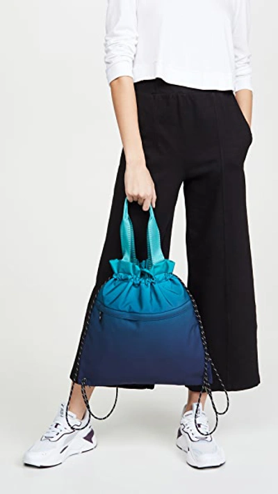 Shop Andi The Cinch Bag In Blue Ombre