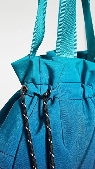 Shop Andi The Cinch Bag In Blue Ombre