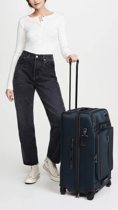 Shop Tumi Merge Short Trip Expandable 4 Wheeled Packing Case In Navy