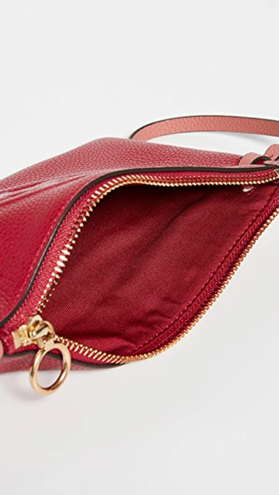 Shop Tory Burch Perry Bombe Wristlet In Red Apple