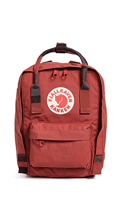 Shop Fjall Raven Kanken Mini Backpack Deep Red/random Blocked One Size