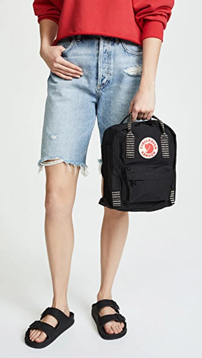 Fjall Raven Kanken Mini Backpack In Black/striped | ModeSens