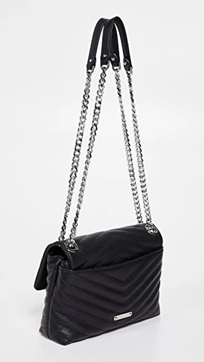 Shop Rebecca Minkoff Edie Crossbody Bag In Black