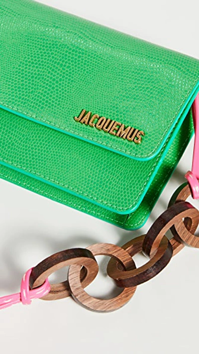 Shop Jacquemus Le Riviera Bag In Green