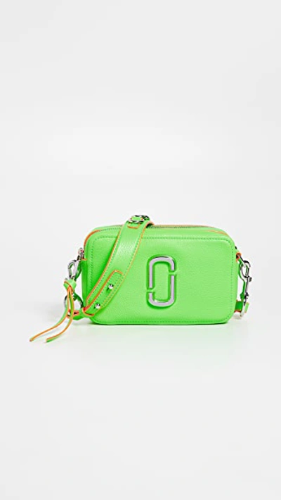 Shop Marc Jacobs The Softshot 21 Bag In Bright Green