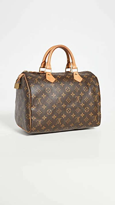 Pre-owned Louis Vuitton Monogram Speedy 30 Bag In Lv Print