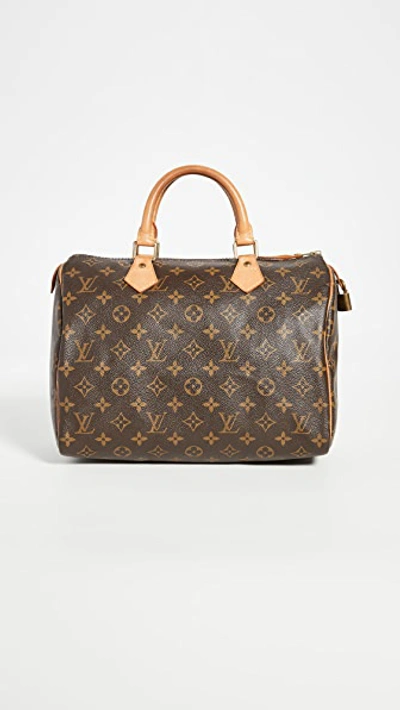 Pre-owned Louis Vuitton Monogram Speedy 30 Bag In Lv Print