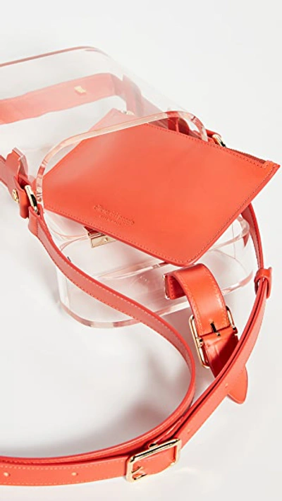 Shop Odp Mini Safari Plexy Bag In Plexy/fiamma