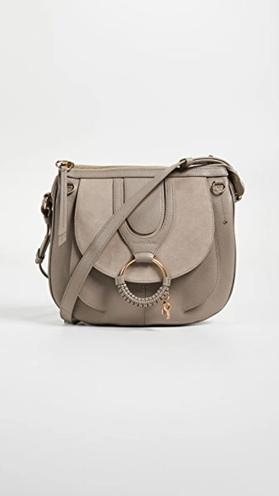 Shop See By Chloé Hana Medium Hobo Bag In Motty Grey