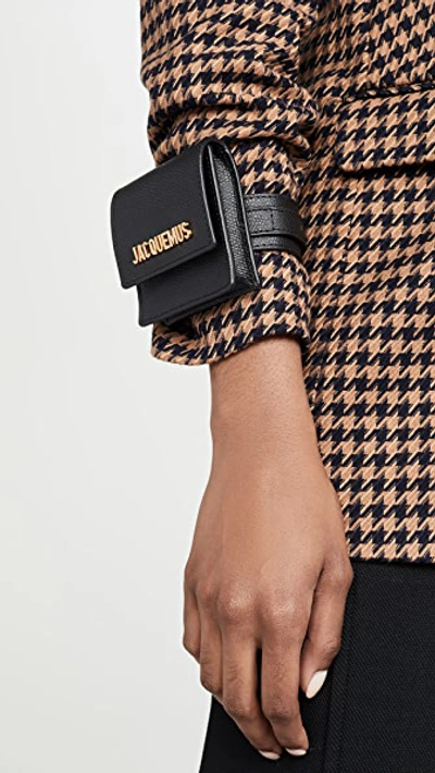 Shop Jacquemus Le Sac Bracelet In Black