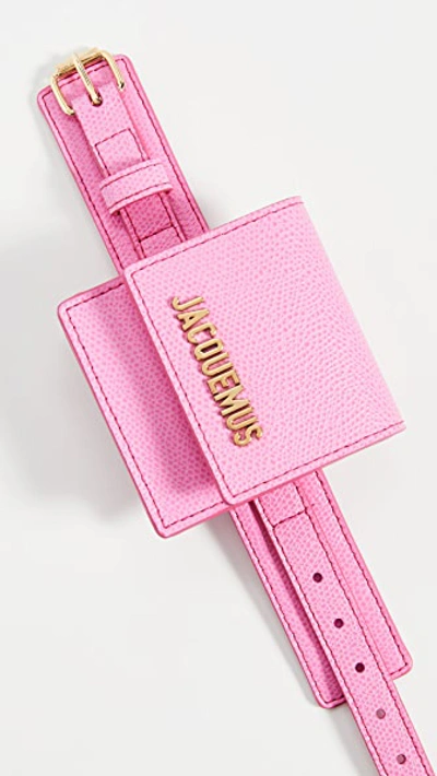 Shop Jacquemus Le Sac Bracelet In Pink