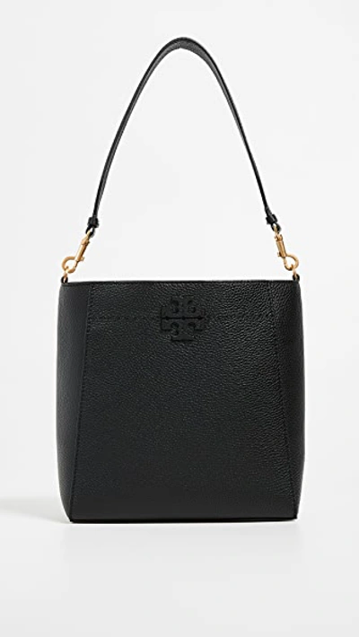 Shop Tory Burch Mcgraw Hobo Bag In Black