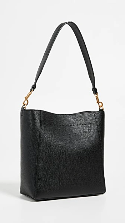 Shop Tory Burch Mcgraw Hobo Bag In Black