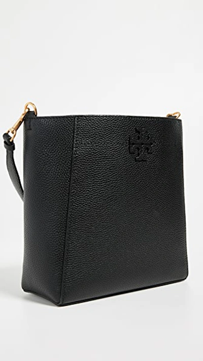 Shop Tory Burch Mcgraw Hobo Bag In Black