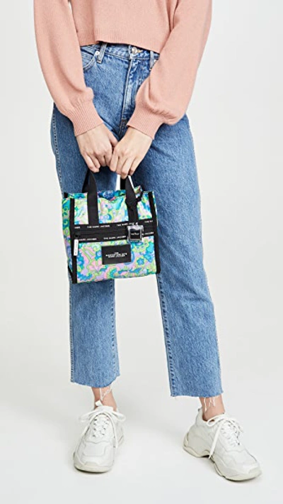 Shop The Marc Jacobs The Ripstop Printed Tote Bag In Pink Multi