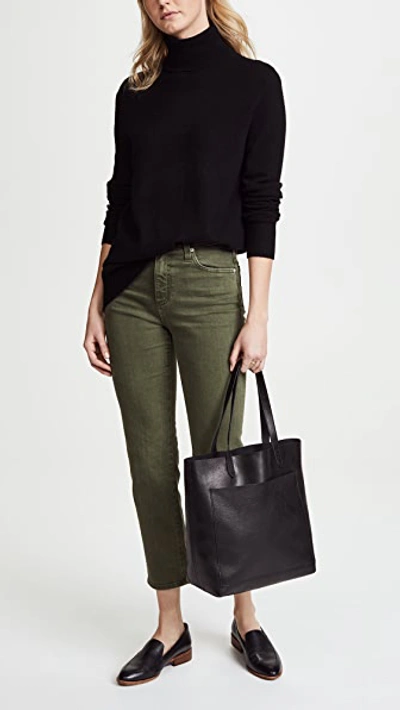 Shop Madewell The Medium Transport Tote True Black