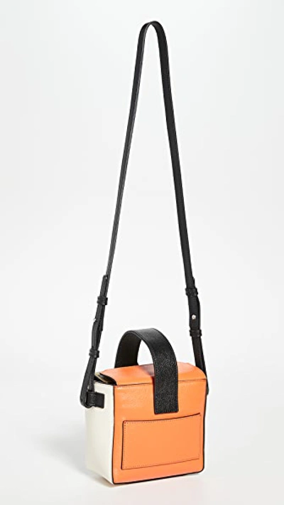 Shop Ganni Mini Wristlet Bag In Multi