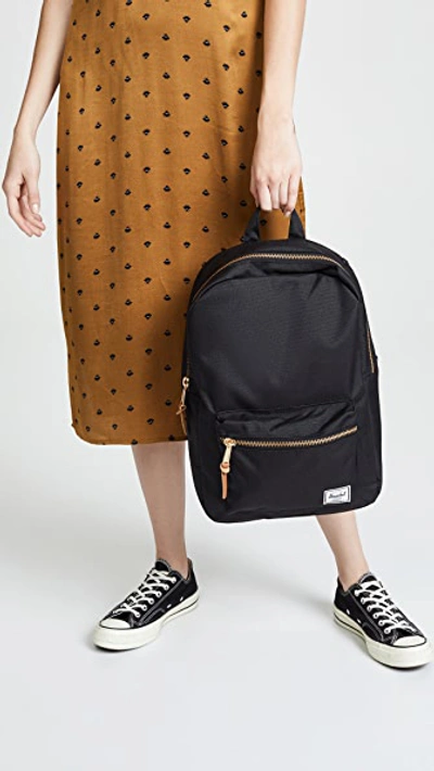 Shop Herschel Supply Co Settlement Mid Volume Backpack Black