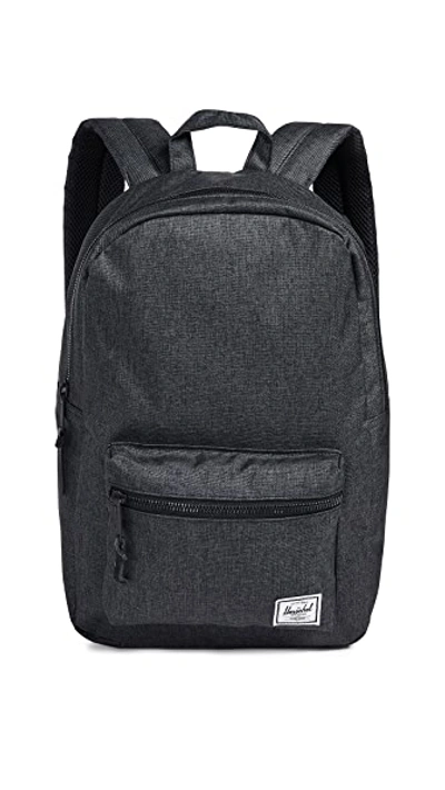 Shop Herschel Supply Co Settlement Mid Volume Backpack In Black Crosshatch