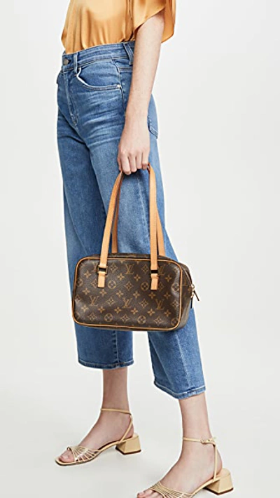 Pre-owned Louis Vuitton Lv Monogram Tote Bag In Brown