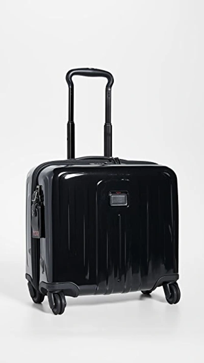 Shop Tumi V4 Carry On Suitcase In Black