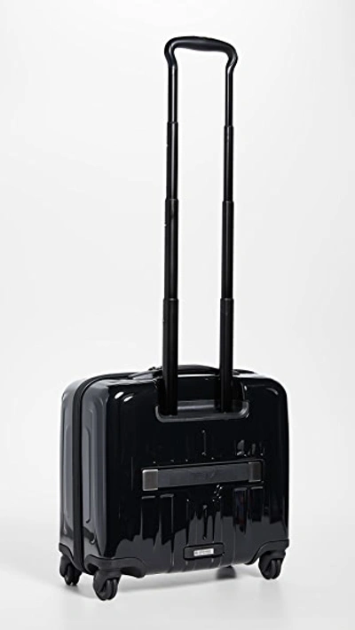 Shop Tumi V4 Carry On Suitcase In Black