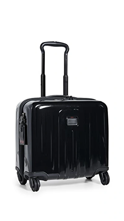 Shop Tumi V4 Carry On Suitcase In Black