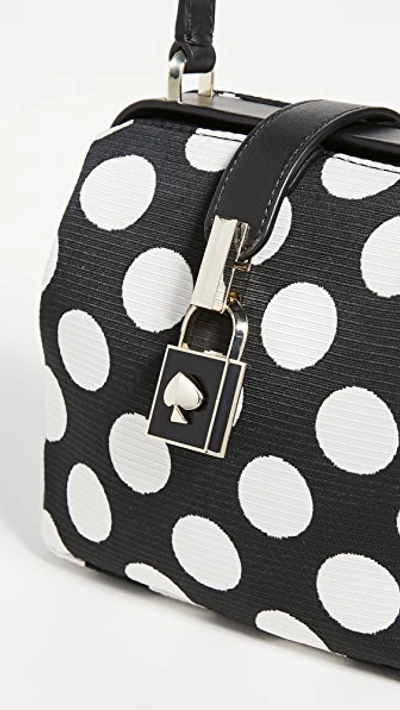Shop Kate Spade The Remedy Bikini Dot Small Top Handle Bag In Black Multi