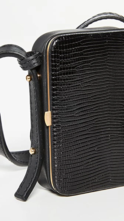 Shop Lutz Morris Norman Crossbody Bag In Black Lizard