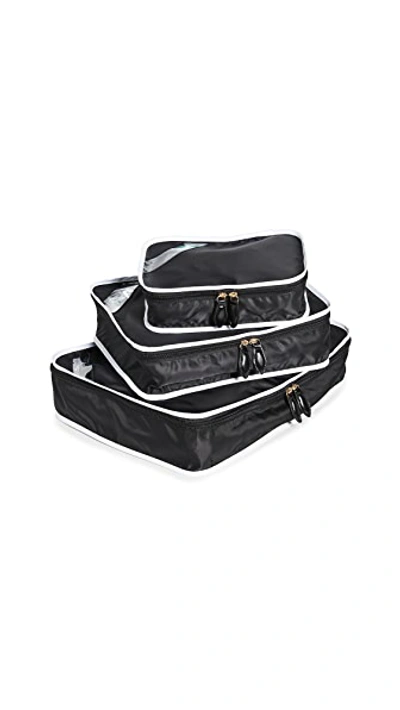 Shop Paravel Packing Cube Trio In Derby Black
