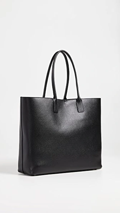 Shop Smythson Panama Tote In Black