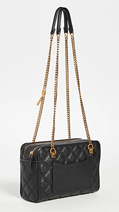 Shop The Marc Jacobs The Status Shoulder Bag In Black